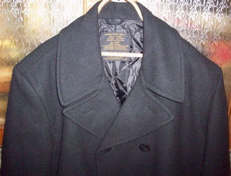 Бушлат черный суконный Pea Coat US NAVY Deck Jacket Mil Tec XXL