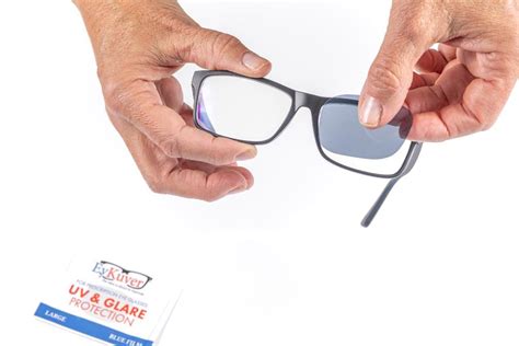 Inexpensive Tinted Stickers Turn Eyeglasses Into Sunglasses