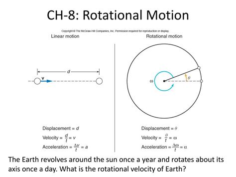 Ppt Ch 8 Rotational Motion Powerpoint Presentation Free Download