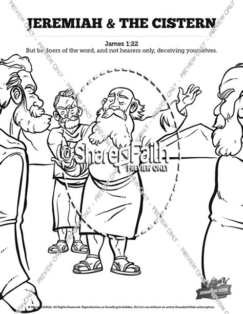 The Prophet Jeremiah Sunday School Coloring Pages Sunday School