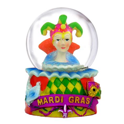 New Orleans Mardi Gras Snow Globe