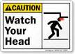 Images of Watch Your Head Safety Sign