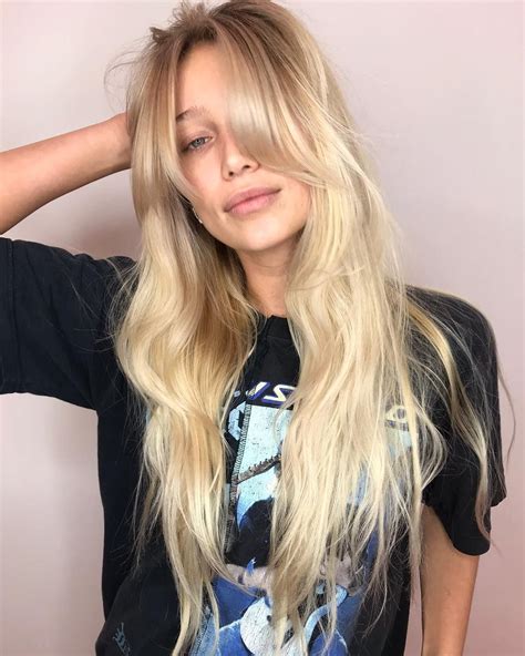 Bleach On Instagram Blended Blonde Bangs By Emmadavisonhair For
