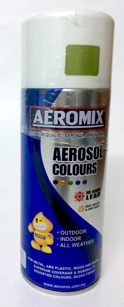 Metallic Lime Aerosol Spray Paint 400ml Car And Motorbike