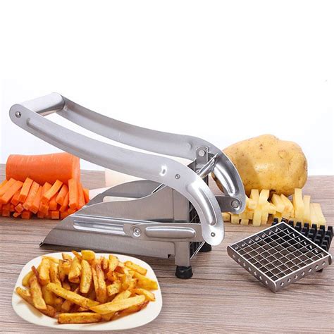 Stainless Steel French Fry Cutter Potato Vegetable Slicer Chopper Dicer