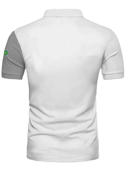 Camisa autêntica gola alta malha com lycra elastano strech personalizada para empresas kit