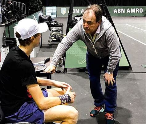 Jannik Sinner's coach Riccardo Piatti about showing the videos of