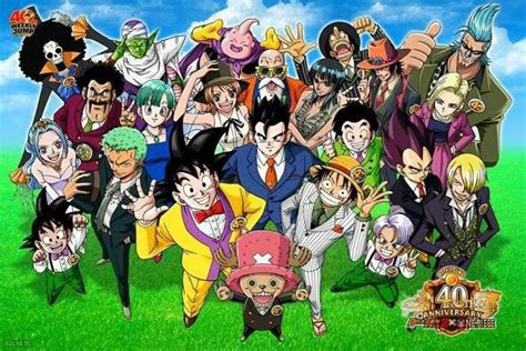 Best Crossover Ever Dragonball And One Piece Fusión Anime
