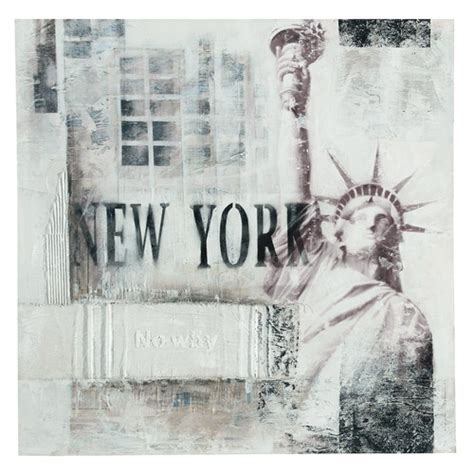 Toile Abstract New York Maisons Du Monde