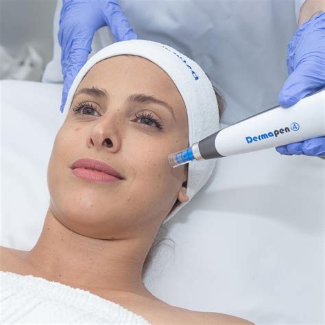 Skin Needling Dermapen 4 For Face Neck Decolletage And Hands With Peptide Mask Spamosman