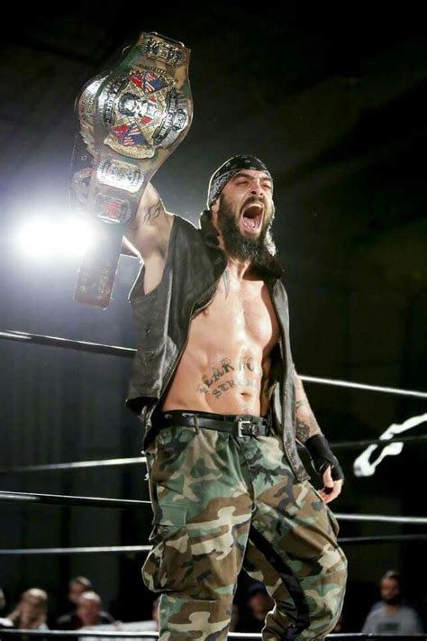 Roh World Champion Jay Briscoe With The Official World Title And His