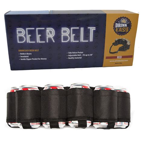 Beer Belt Beverage Belt Beer Holder Etsy