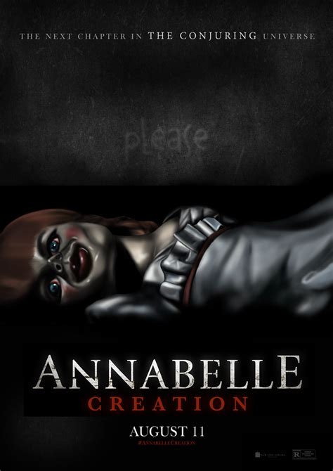 Annabelle Creation Movie Poster Art Horror Drawing Ho