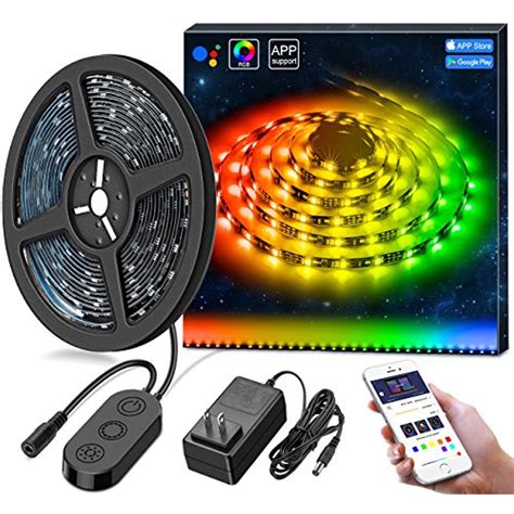 Minger Rgbic Led Strip Lights 164ft Bluetooth Color Changing Led