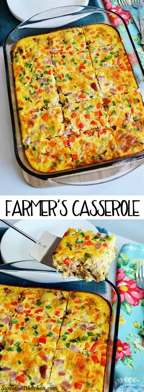 This healthy breakfast casserole takes under 20 min to prep and the rest is up the oven. Farmer's Healthy Breakfast Casserole | Recipe | Healthy ...