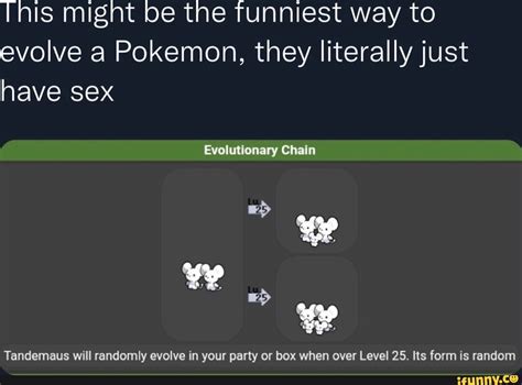 This Might Be The Funniest Way To Evolve A Pokemon They Literally Just Have Sex Evolutionary