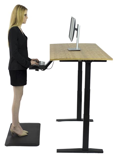 Working from home means we are likely to just stay working at the desk with one of these height adjustable standing desk riser, you can go from sitting to standing in seconds. RISE UP Dual Motor 48x30" Bamboo Electric Standing Desk ...
