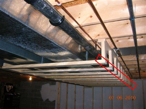 Fasten ducts with metal strap hangers nailed to joists, about every 6 feet in basements and ceilings and less often in attics. Basement Remodeling Ideas: Build A Basement