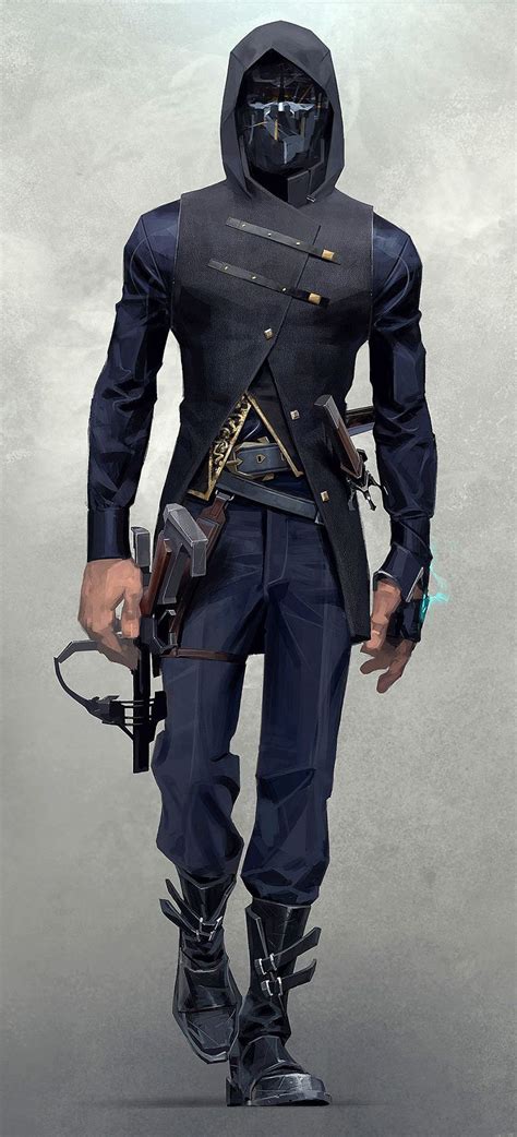Corvo Attano Characters And Art Dishonored 2 Character Outfits