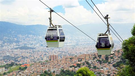 Medellin Colombia Pioneer City Of Urban Cable Transportation