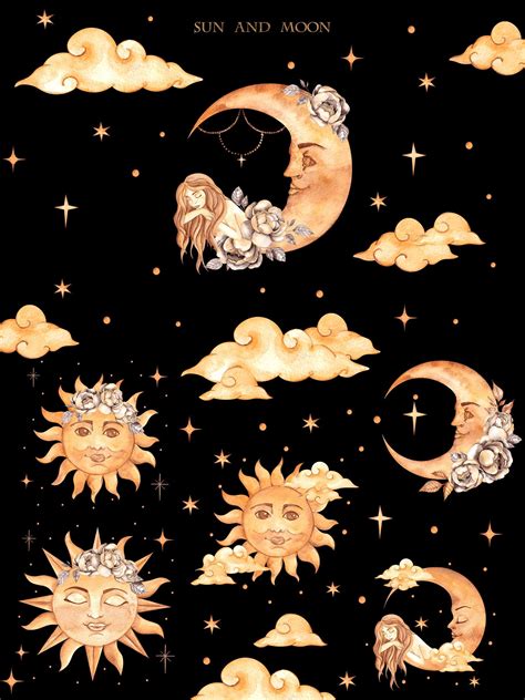 Vintage Moon Wallpaper