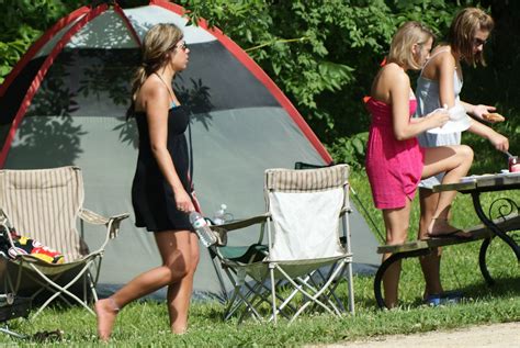 Camping Hotties Roughin It Candidphot Flickr