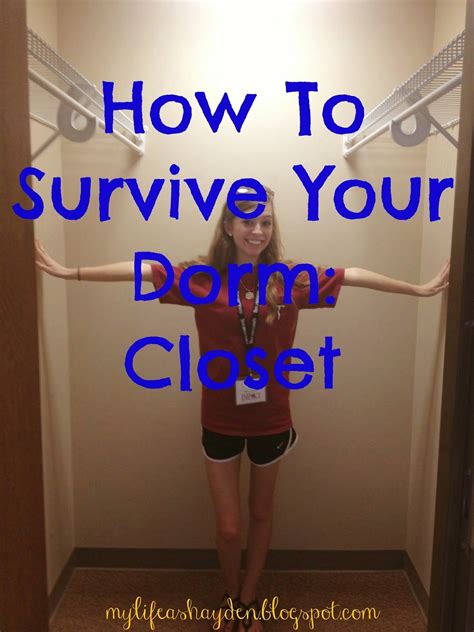How To Survive Your Dorm Room Closet Great Tips On Organizing And Sharing A Closet College