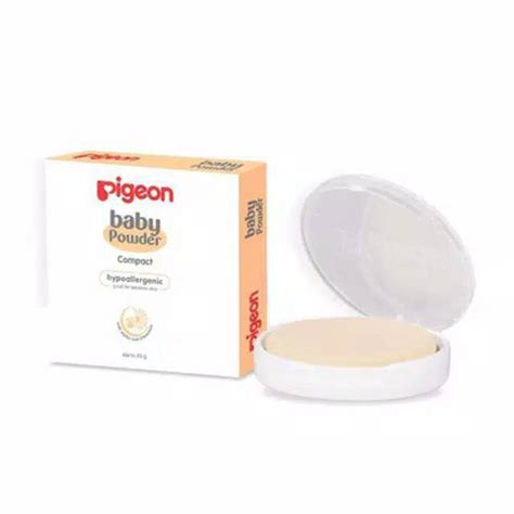 Pigeon Baby Powder Compact with case / refill 45gr / Bedak Padat Bayi