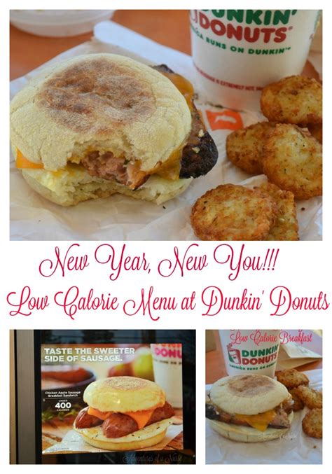 Over 10,000 calories of dunkin donuts food!! New Year New You Low Calorie Menu at Dunkin Donuts ...