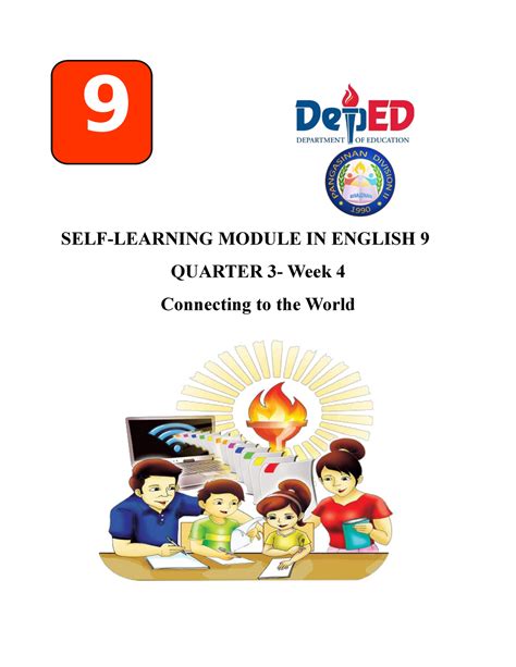 Grade 9 Q3 Module 4 Module 9 Self Learning Module In English 9