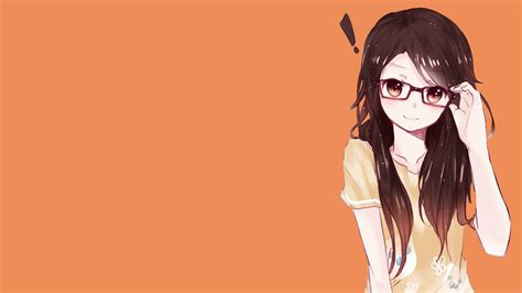Papel De Parede Anime Meninas Anime óculos Sorridente 3840x2160