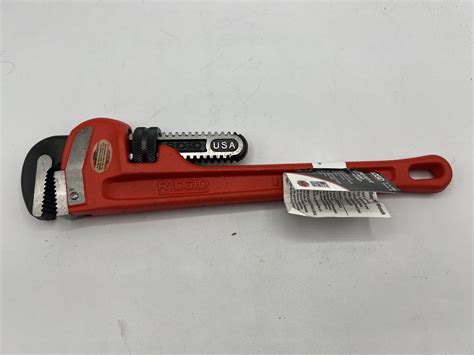 Ridgid 31020 14 Cast Iron Pipe Wrench 2 Capacity New Ebay