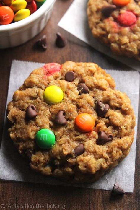 Healthy Classic Monster Cookies | Amy's Healthy Baking