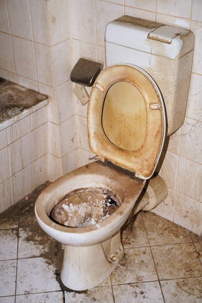 Toilet Dirty Public Restroom Unhygienic Stock Photos Pictures