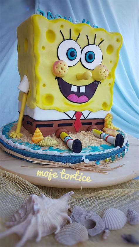 3d Spongebob Decorated Cake By My Little Cakes Cakesdecor