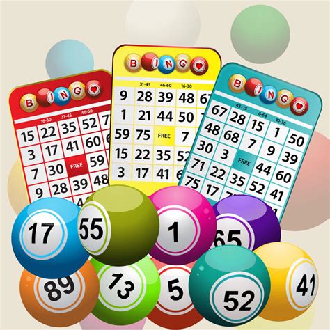 Trois Cartes De Bingo Test Et Fonds De Boules De Bingo Test Illustration Stock Illustration Du