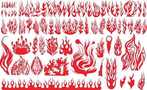 Flame Pattern Vector Free Vector 4vector