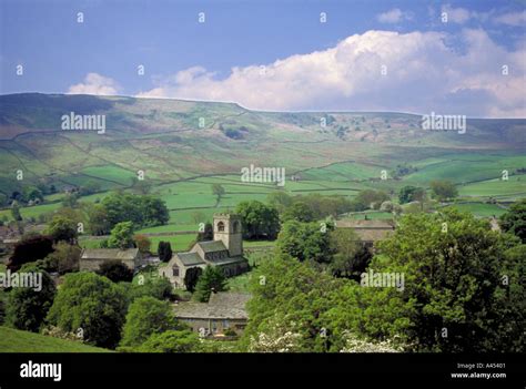 Burnsall Church And Village Wharfedale Yorkshire Dales Stock Photo Alamy