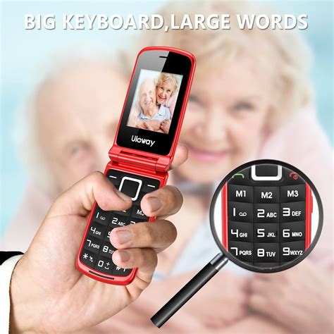 Buy Uleway Big Button Mobile Phone For Elderly Sim Free Unlocked Flip