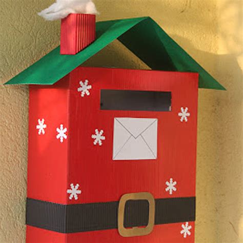 Santas Postbox Easy Christmas Crafts Xmas Crafts Preschool Christmas