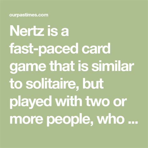 We did not find results for: How to Play the Card Game Nertz | Card games, Learning games for kids, Cards