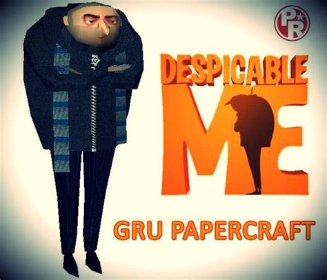 Despicable Me 2 Gru Paper Toy By Paper Replika From