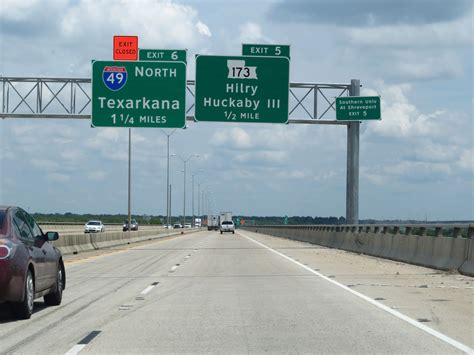 Louisiana Interstate 220 Eastbound Cross Country Roads