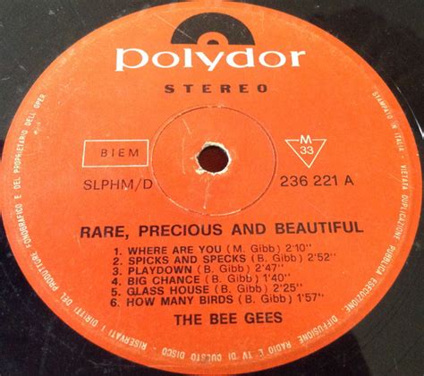 The Bee Gees Rare Precious And Beautiful Vinyl Discogs