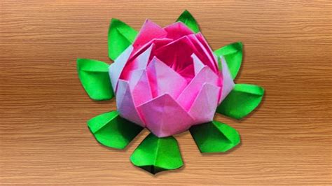 3d Origami Lotus Flower Tutorials How To Make An Origami Lotus
