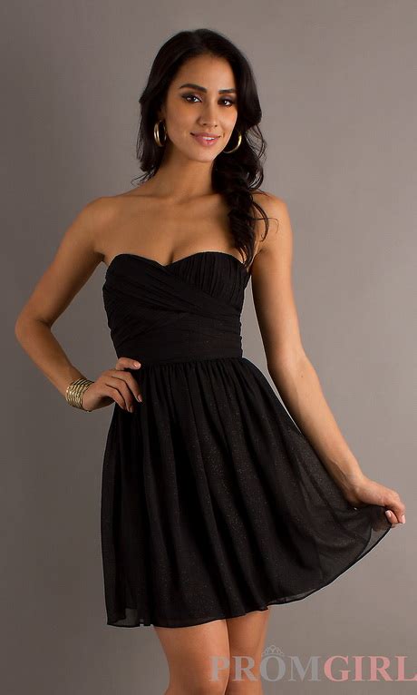 Strapless Little Black Dress