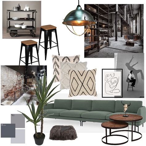 Industrial Mood Board Interior Design Mood Board By Lyndseyr23 Style