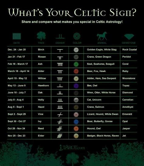 Irish Astrology Celtic Astrology Celtic Signs Celtic Symbols