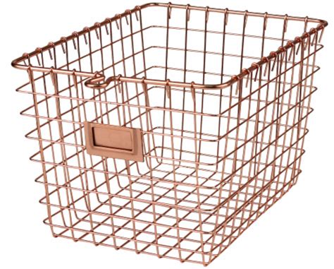 Spectrum Small Storage Basket Bronze 1 Ct Fred Meyer