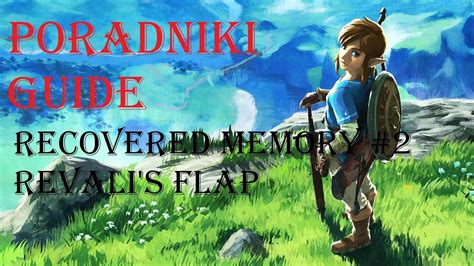 Recovered Memory 2 Revalis Flap The Legend Of Zelda Breath Of The